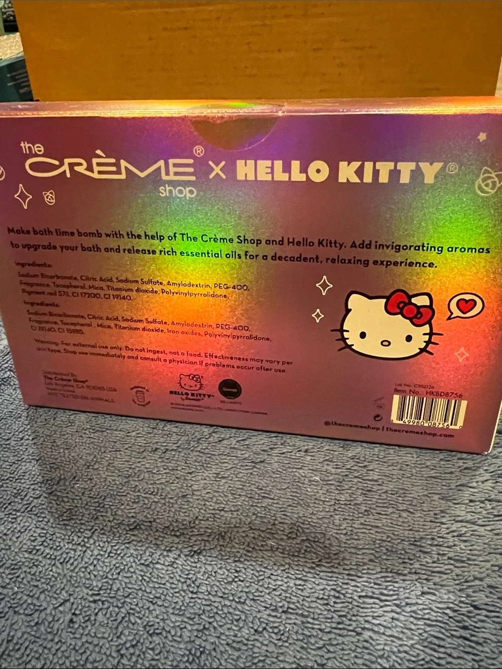 Hello Kitty 3D Bath Bomb Duo - Sweet Rose & Lovely Vanilla